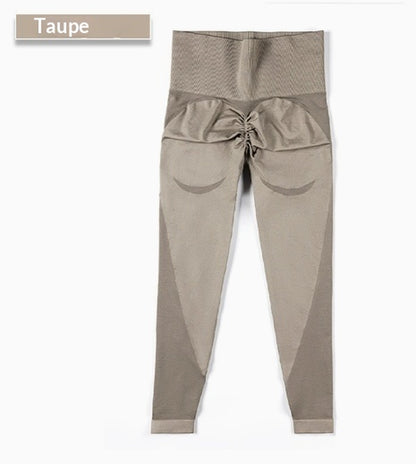 Female Skinny Hip Raise Seamless Workout Ankle Length Pants